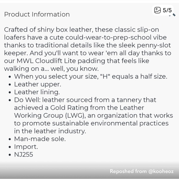 Madewell NYE Penny Loafers size 10 - Picture 4 of 12